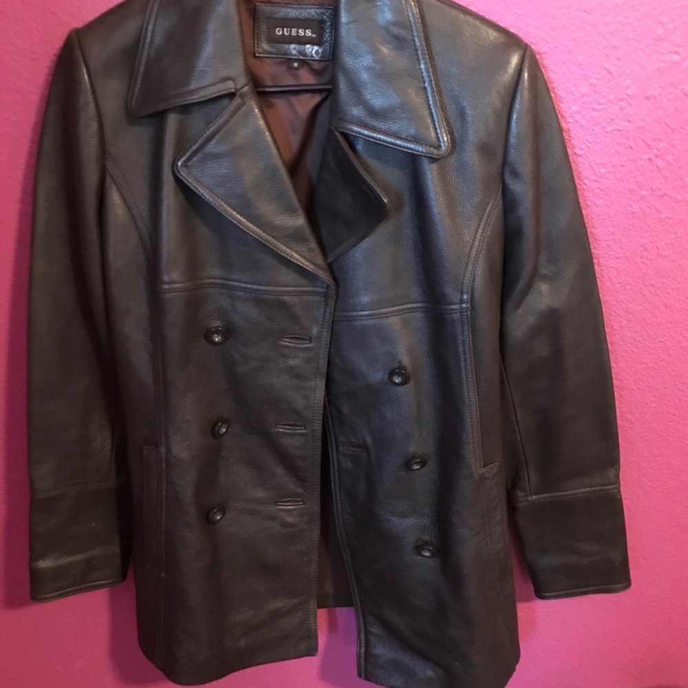 Leather Guess Jacket - image 1